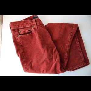Banana Republic Rust Corduroys
